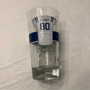 NFL Indianapolis Colts Coby Fleener #80 Arby's Signature Glass